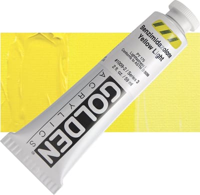 Golden Heavy Body Acrylverf serie 3 Benzimidazolone Yellow Light