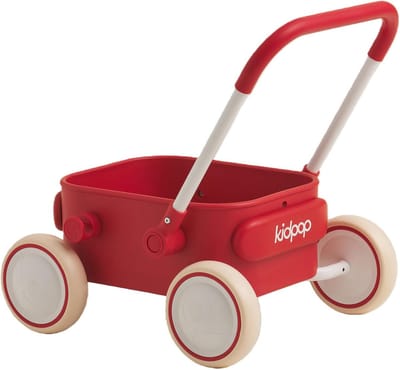 Kinderwagen met wieltjes voor baby's van 6 tot 12 maanden, ideaal cadeau voor 1 jaar