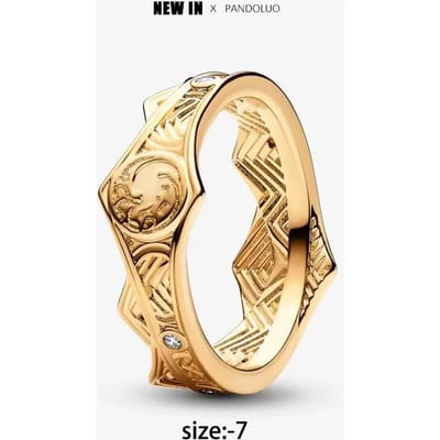 Drakenbedel Nieuw in Game of Thrones Ring Oorbellen Ketting Bedel Kralen Past Armband Zilver Vrouwen Hanger Sieraden beige