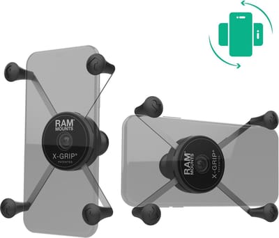 Draaibare X-Grip® grote telefoonhouder met bal - maat B RAM-HOL-UN10BRU