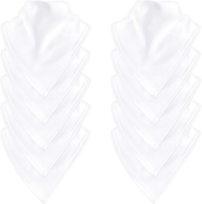Basis Katoenen Bandana Slabberset voor Baby en Dreumes - Set van Meerdere