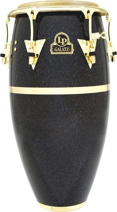 Latin Percussion LP808Z Galaxy Fiberglass Quinto 11" (Black Sparkle) - Conga