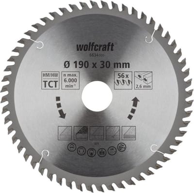 wolfcraft - Handcirkelzaagblad HM, serie oranje - 6634000