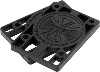 Skateboard Risers - Afstandhouders - Skateboarden - 1/4 inch hoogte - OS - Zwart