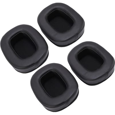 2 Paar Vervangende Oorkussens Geschikt voor Hecate G5 G50 G35 Koptelefoons Eiwitleer Traagschuim black