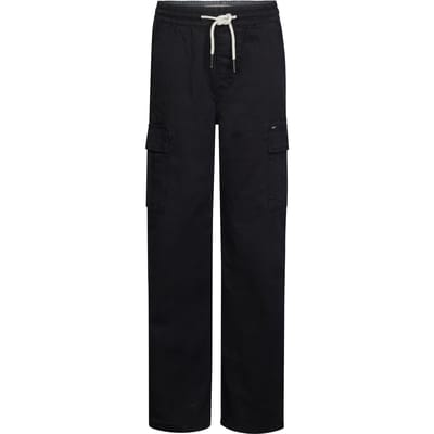 Petrol Industries - Jongens Twill cargo broek forgelake - Zwart - Maat 116