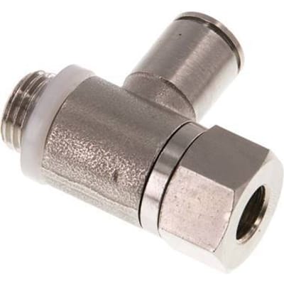 8mm & G 1/4'' Indirect Gestuurde Vernikkeld Messing Terugslagklep Buitendraad Insteekkoppeling 0.5-10 bar