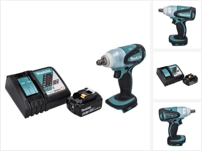 Makita DTW 251 RG1 accu slagmoersleutel 18 V 230 Nm 1/2" + 1x oplaadbare accu 6.0 Ah + lader