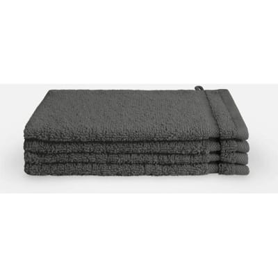 Byrklund Handdoeken set - Bath Basics - 4-delig - 4x 16x21 - 100% katoen - Antraciet