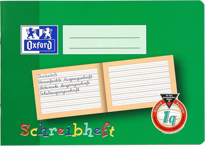 Schrijfboek A5 Liggend, Liniatuur 1e Klas, 16 Vellen, Verpakking van 10
