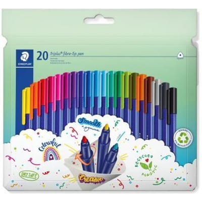 STAEDTLER triplus® color 323 driekantige kleurstift - set met 20 kleuren