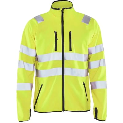 Blåkläder 4906-2512 Softshell jack High Vis Geel maat 4XL