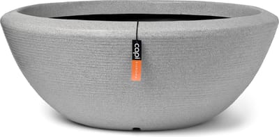 Capi Europe - Schaal laag Arc Granite - 153x56 - Ivoor - Bloempot Voor binnen en buiten - Beschikbaar in XL formaten - Breukbestendig - 100% Recyclebaar - Levenslang garantie - NIVS8084