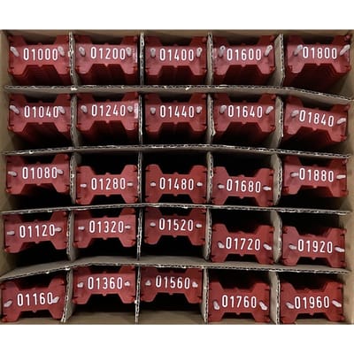 Signumat plaatjes rood wit 1000-1999