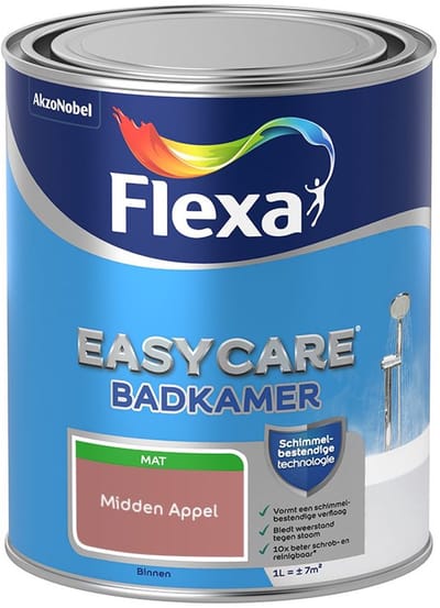 Flexa - Easycare Badkamer - Midden Appel - Mengverf - 1 L