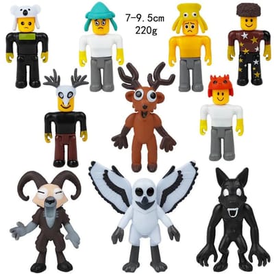 Bos 99 Nachten Handgemaakt Model Figuur Spelgebied Bruin Staand Zittend Eland Witte Uil Kerstcadeau voor Kinderen