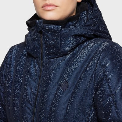 Samshield FW25 Lichtgewicht Puffer met Ice Print Courchevel Ice-Light - Zwart - M