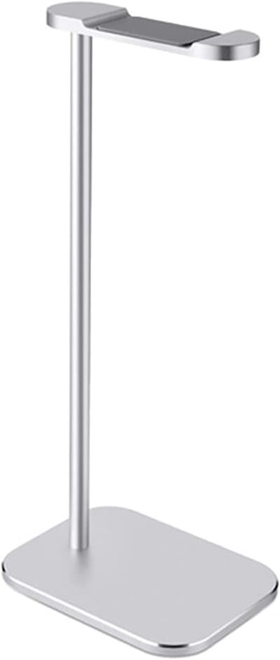 Hoofdtelefoonstandaard - Ophangbeugel - Bureau Organisatie - U-vorm ontwerp - 105 x 250mm - Zilver