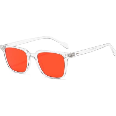 Nieuwste Designer Stijl Stijl Rechthoekige Zonnebril Brillen Dames Heren Oceaan Kleur Tinten Zon Zonnebrillen Vrouwelijke Trendy Rechthoekige Klinknagel Brillen 1PC white
