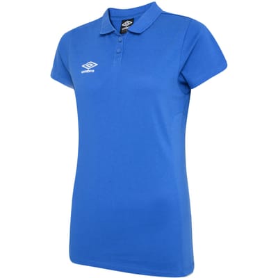 Umbro Dames/Dames Club Essential Poloshirt (Koningsblauw/Wit)
