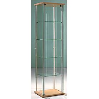 Staande vitrinekast Forum I,  B 430 x D 430 x H 1720 mm