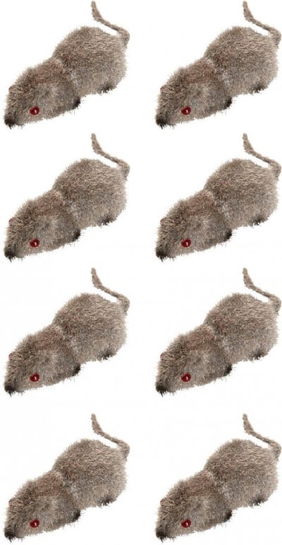 WIDMANN - Set van 8 halloween muizen