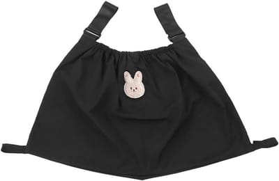Kinderwagentas, organizer, tas voor kinderwagen, waterdichte universele kinderwagentas, universele organizer voor kinderwagen, nettas voor kinderwagen, opbergtas, zwart