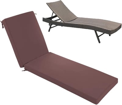 Waterdicht Zitkussen - Tuinkussen Matras - Buiten Ontspannen - Dubbel Antislip Ontwerp - 170x60x8 cm - Meerdere Kleuren