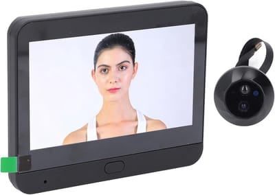 Slimme Videodeurbel - Deurbel met Camera - Veilig Huis - 4.3 Inch IPS Scherm - 120 Graden Groothoek - Zwart