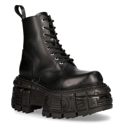 New Rock unisex militaire techno-platformlaarzen - M-MILI084N-S5