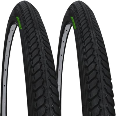 Banden 700 x 35C voor stadsfiets en trekking - Zwarte rubberen straatbanden