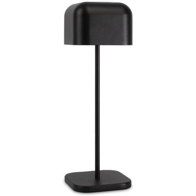 KS Verlichting Draadloze Tafellamp Oplaadbaar - Cabo - Zwart - 30cm - Bureaulamp - LED - Touch - Dimbaar