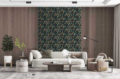 Behang - Fotobehang Panter - Luxe - Patronen - Breedte 165 cm x hoogte 220 cm