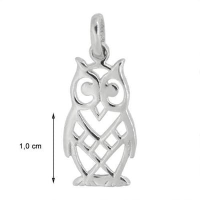 Blinx Jewels Zilveren Hanger Uil