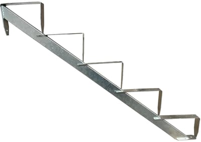 Houten Trapconstructie met 5 Treden voor Binnen en Buiten, Hoogte 91 cm