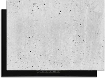 KitchenArt - Urban Cement – Inductie Beschermer - 83x51.5 cm - Kookplaat Beschermer - Luxe Afdekplaat Inductieplaat - Anti-slip & Oprolbaar - Beschermmat Inductiekookplaat