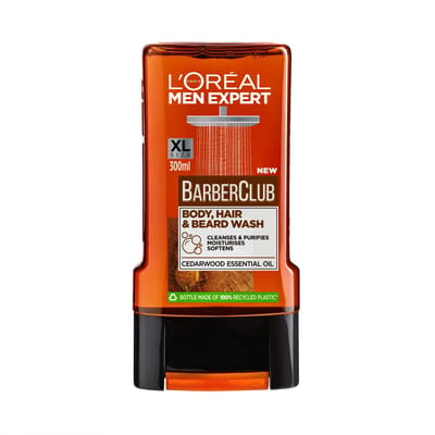 L'Or&eacute;al Paris Men Expert Barber Club Body, Hair &amp; Beard Wash 300 ml