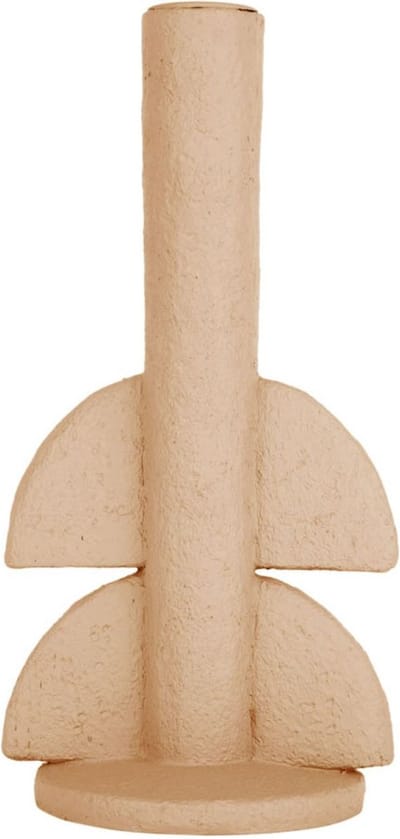 Present Time Kandelaar Half Bubbles - Zandbruin - 11x9,5x22cm - Modern