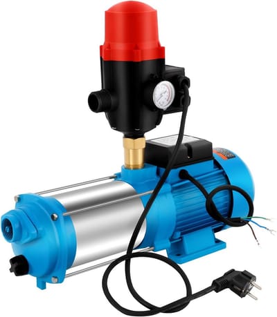 Krachtige 1300W Centrifugaalpomp voor Tuin en Huis – Zelfaanzuigend met Drukschakelaar