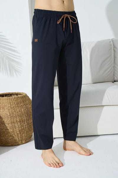 Adventure Heren /Loungewear -Trainingsbroek / Navy Blauw / maat 3XL / 100% Katoen