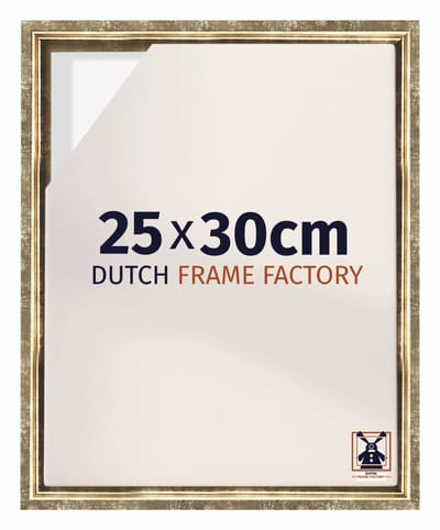 Baklijst 25x30 cm - Goud Antiek - Geschikt voor Canvasdoek - MDF Baklijst Lausanne