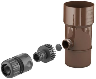 Cellfast Bryza - Regenton Vulautomaat - 110 mm - PVC - Bruin