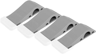 Set van 4 Antislip Deurwiggen voor Veiligheid Krasvrije Vloerbescherming