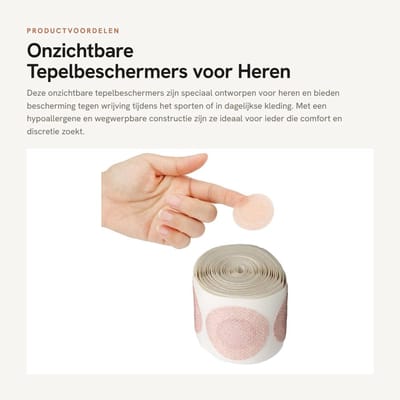 Tepelbeschermers Onzichtbaar - Tepelhoes - Ademend - Hypoallergeen - Wegwerp - Wrijvingspreventie