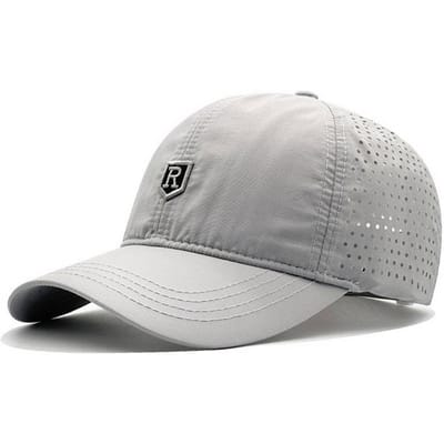 Casquette de Baseball en Maille d'Été Grande Taille 65 cm pour Homme Protection Solaire Extérieure Séchage Rapide Casquette Duck Mode Vélo Pêche Sports Chapeau de Soleil 60 65cm white