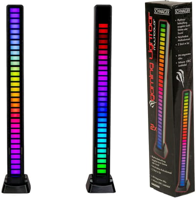 2x LED Lightbar achtergrondverlichting RGB gaming tv-lamp sfeerverlichting lamp