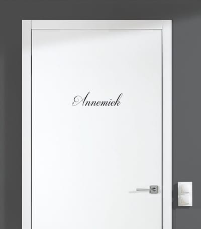 Deursticker Met Naam - Annemiek