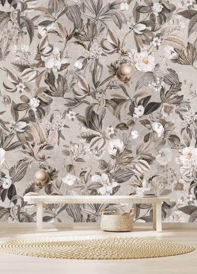 INGK - Romantic Nature Gray - Behang
