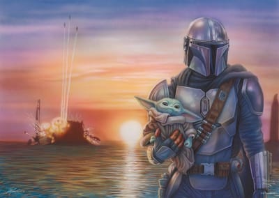 Schmidt Star Wars puzzel The Mandalorian A New Direction 1000 stukjes.