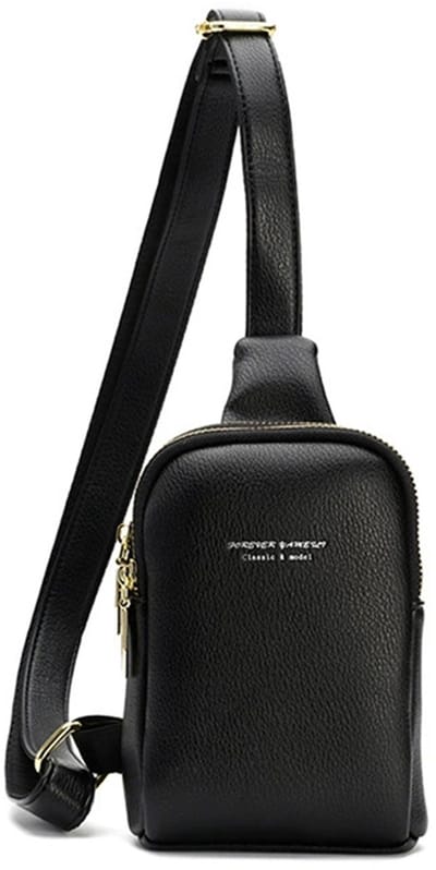 Lichtgewicht crossbodytassen, zwarte schoudertas voor dames, kleine slingbags voor dagelijks gebruik en op reis